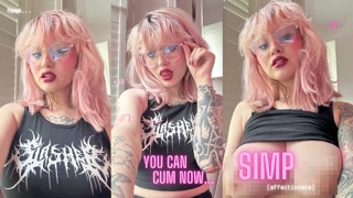 you let goth mommy ruin your life for an orgasm
