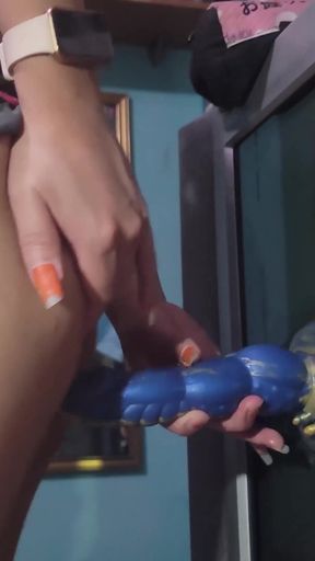 Iconic moment from "Big titty MILFblowjob trans cock"