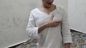 Cute step sister with romantic scene with Hard core sex